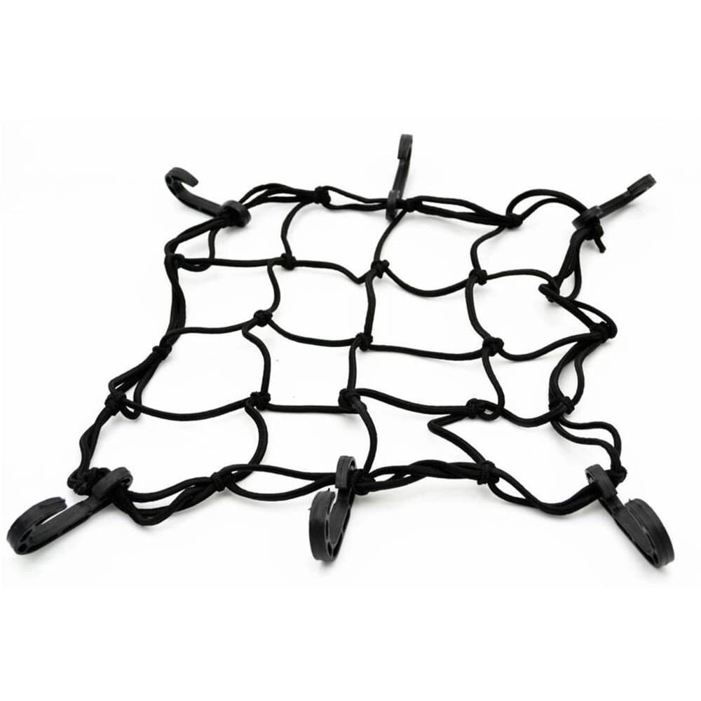 Rede Redinha Capacete Moto Elástica Moto e Bike Bagageiro Aranha 42X42 MAGNO