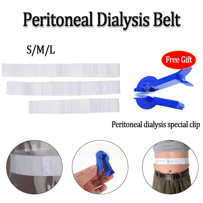 Cinto De Diálise Peritoneal Cateter Abdominal Faixa De Suporte De Cintura Fixa Braçadeira De Tubo De Controle De Fluxo