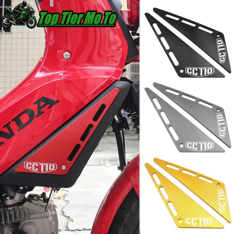 Acessórios para Motocicleta, Protetores de Painel Frontal em Alumínio CNC, Conjunto de Protetores de Chassi para Honda C
