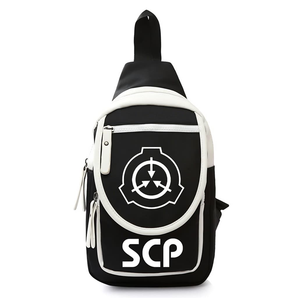 SCP Bolsa de Peito Anime Mercadoria Bidimensional Bolsa Mensageiro de Ombro Pequena Aliança Bidimensional Masculina