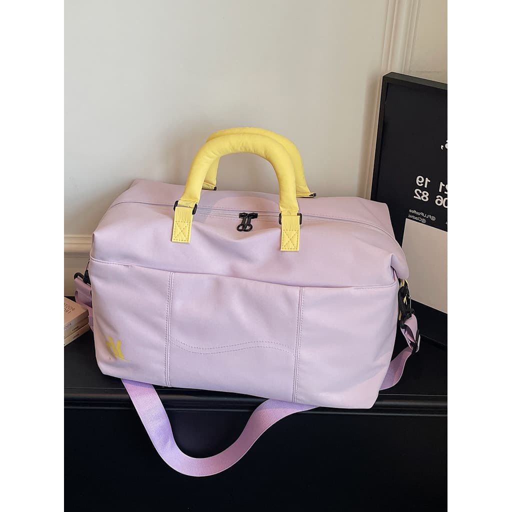 Bolsa de viagem leve de curta distância, masculina, feminina, um ombro, grande capacidade, embarque, viagem, estudante,