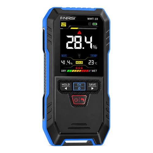 Detector Medidor De Umidade Madeira Parede Fnirsi WMT-10 Digital Alta Precisão Concreto Infiltração LCD