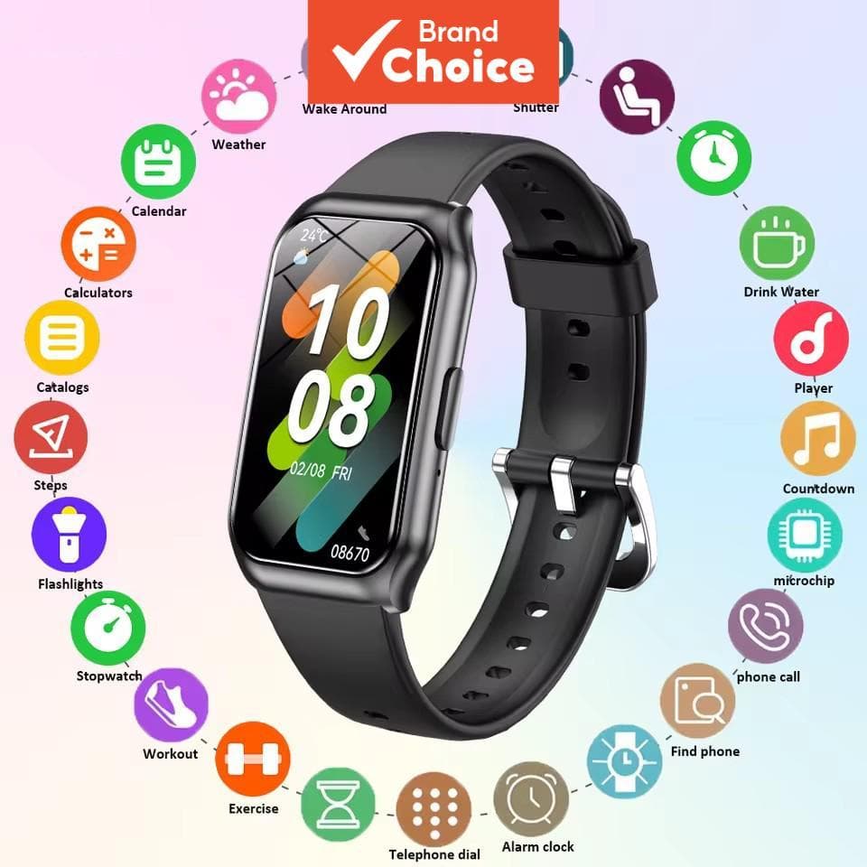 Relógio Inteligente 1.45 HD Chamada Bluetooth Reprodução de Música Pedômetro Homens e Mulheres Presente de Smartwatch