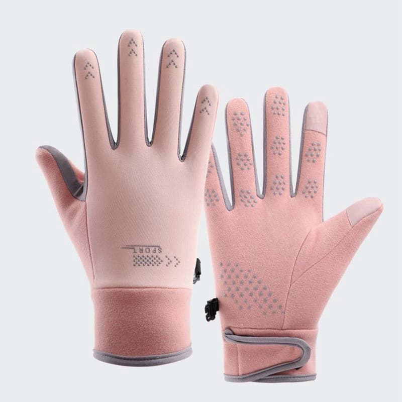 Inverno Motocicleta Ciclismo Luvas Tela De Toque Térmica Antiderrapante À Prova De Vento Dwaterproof Água Das Mulheres D