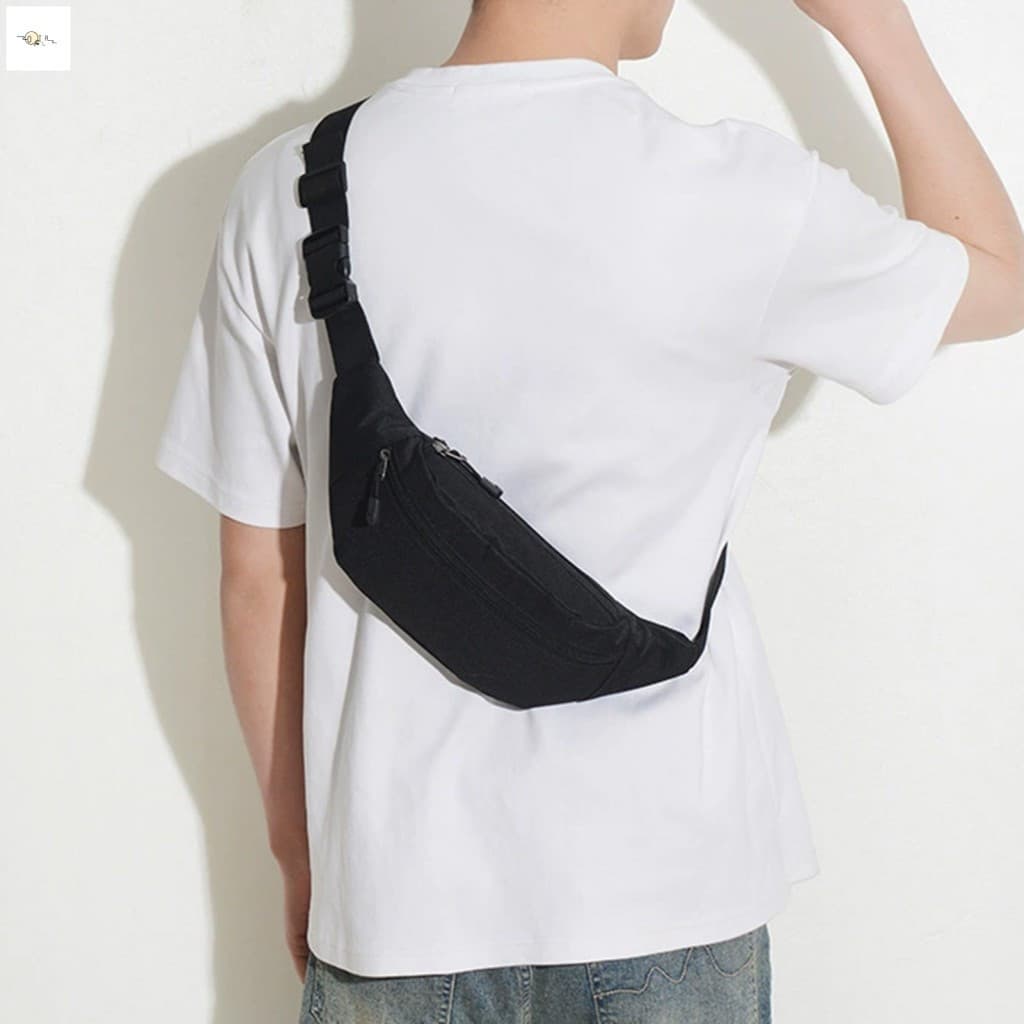 Pochete Crossbody Com Alça Ajustável Para Homens – Bolsa De Corrida Caminhada E Viagem