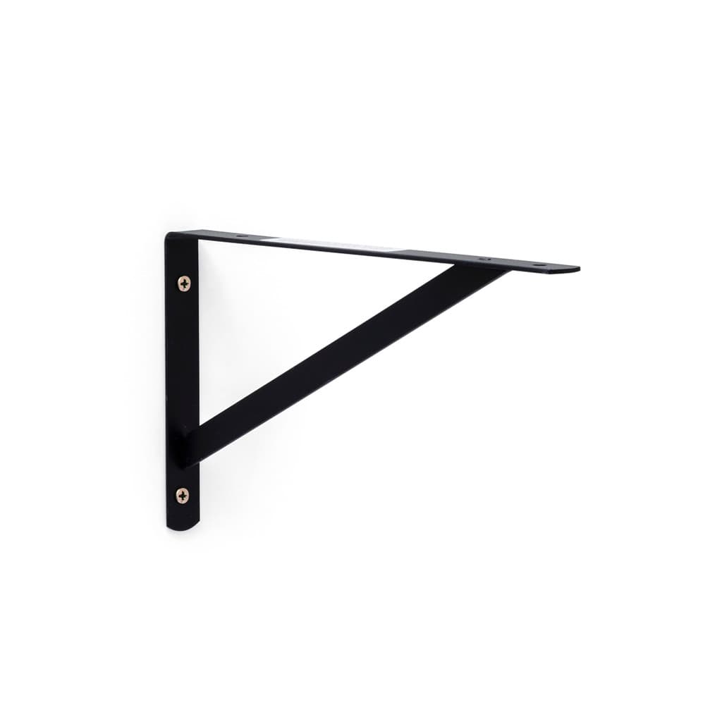 Suporte Reforçado Mão Francesa  para Prateleira 25 cm Preto