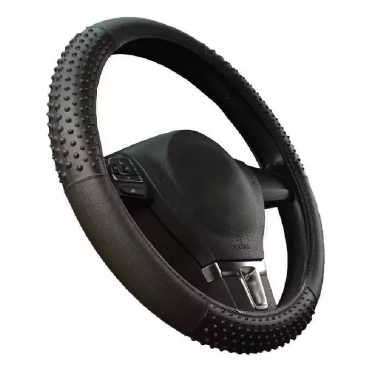 Capa De Volante Preto Anel Massageador Todos Os Modelos Antiderrapante