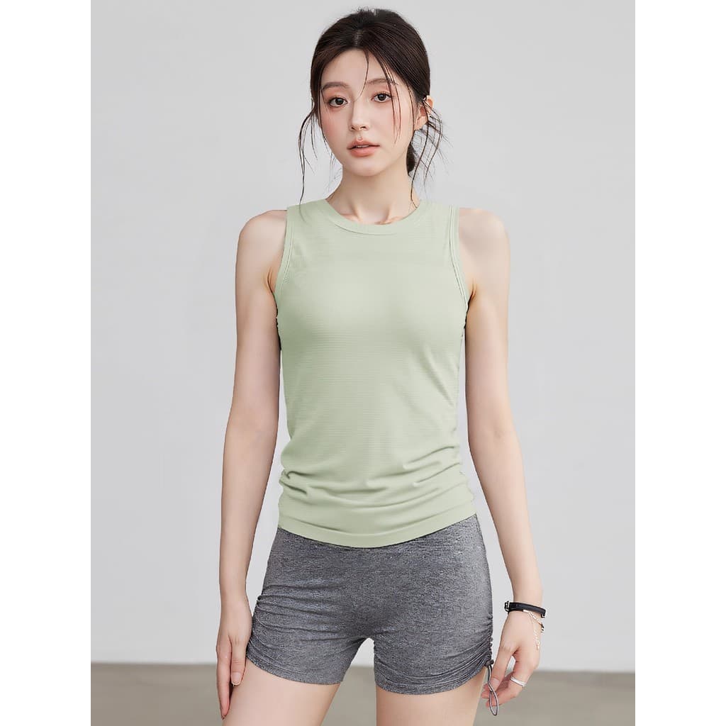 Fino de secagem rápida roupas de Yoga topo sem mangas colete esportivo elástico mais magro olhar correndo treinamento ex