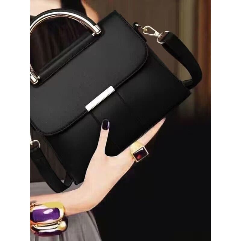 Bolsa feminina 2025 novo estilo verão All-Match mensageiro bolsa de ombro feminina cor sólida moda bolsa simples grande