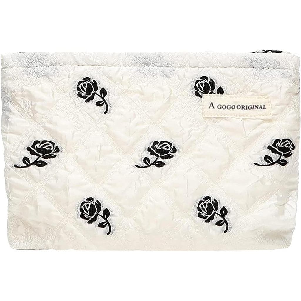 Bolsas de Cosméticos para Mulheres, Bolsa de Maquiagem Grande e Estética, Organizador de Cuidados com a Pele Estilo Prep