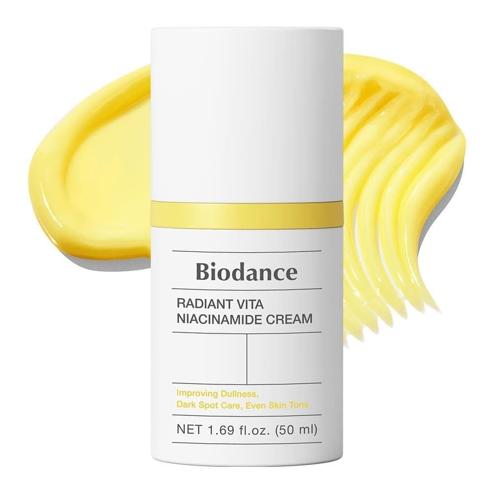 Creme BIODANCE Radiant Vita Niacinamida, Clareador, Corretor de Manchas Escuras, Hidratante Facial com Vitamina C, B12,