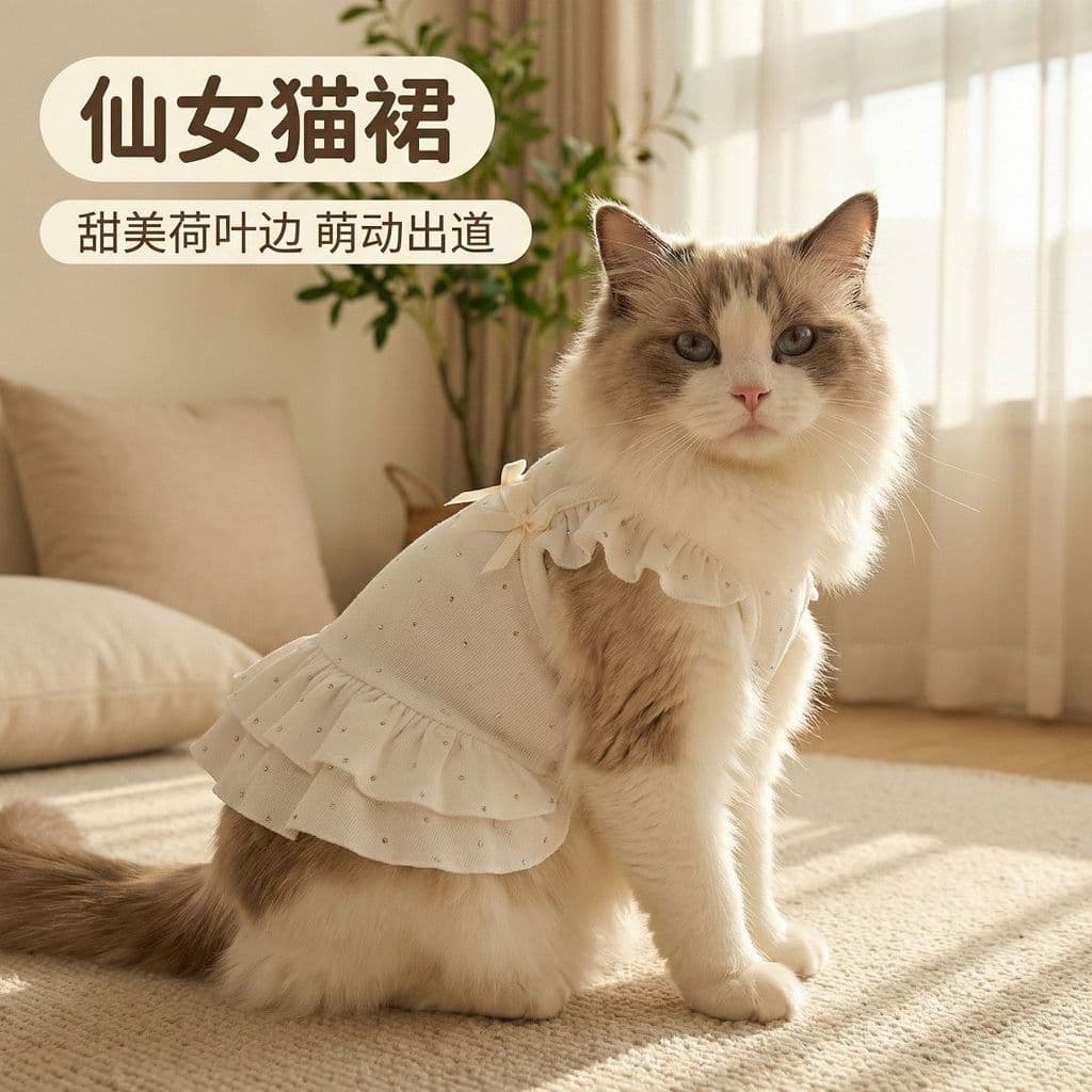 Verão fresco sentimento respirável gato roupas para animais de estimação Anti-fiapos Teddy Yorkshire Bichon gradiente do