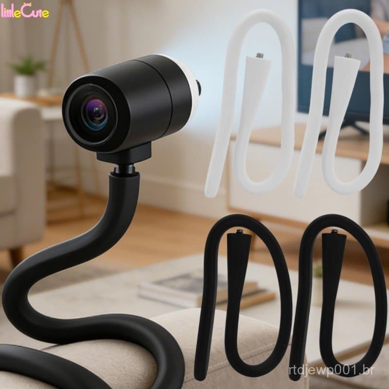 2-1Pc 42.5cm Suporte Para Webcam Sem Perfurações-Monitor De Câmera De Bebê-Flexível , Dobrável De Montagem Torcido De Si