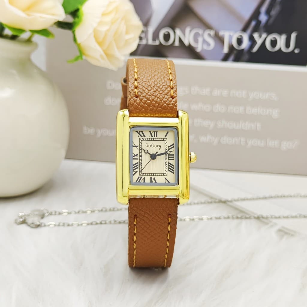 Cross-Border senhoras relógio romano retangular cinto quartzo Tik Tok relógio feminino relógio de pulso High-End relógio