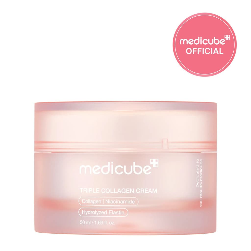 [medicubeOfficial] TripleCollagen (Colágeno + Ácido Hialurônico + Niacinamida + Manteiga de Karité) Hidratante