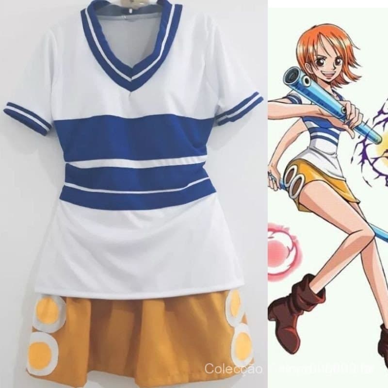 Fantasia de Cosplay da Nami de One Piece NX0F BZXQ