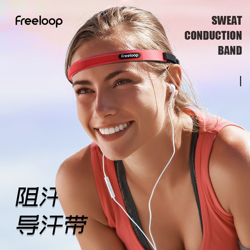 Freeloop Silicone suor guia banda masculino esportes bandana suor-reverso antitranspirante feminino ciclismo correndo ba