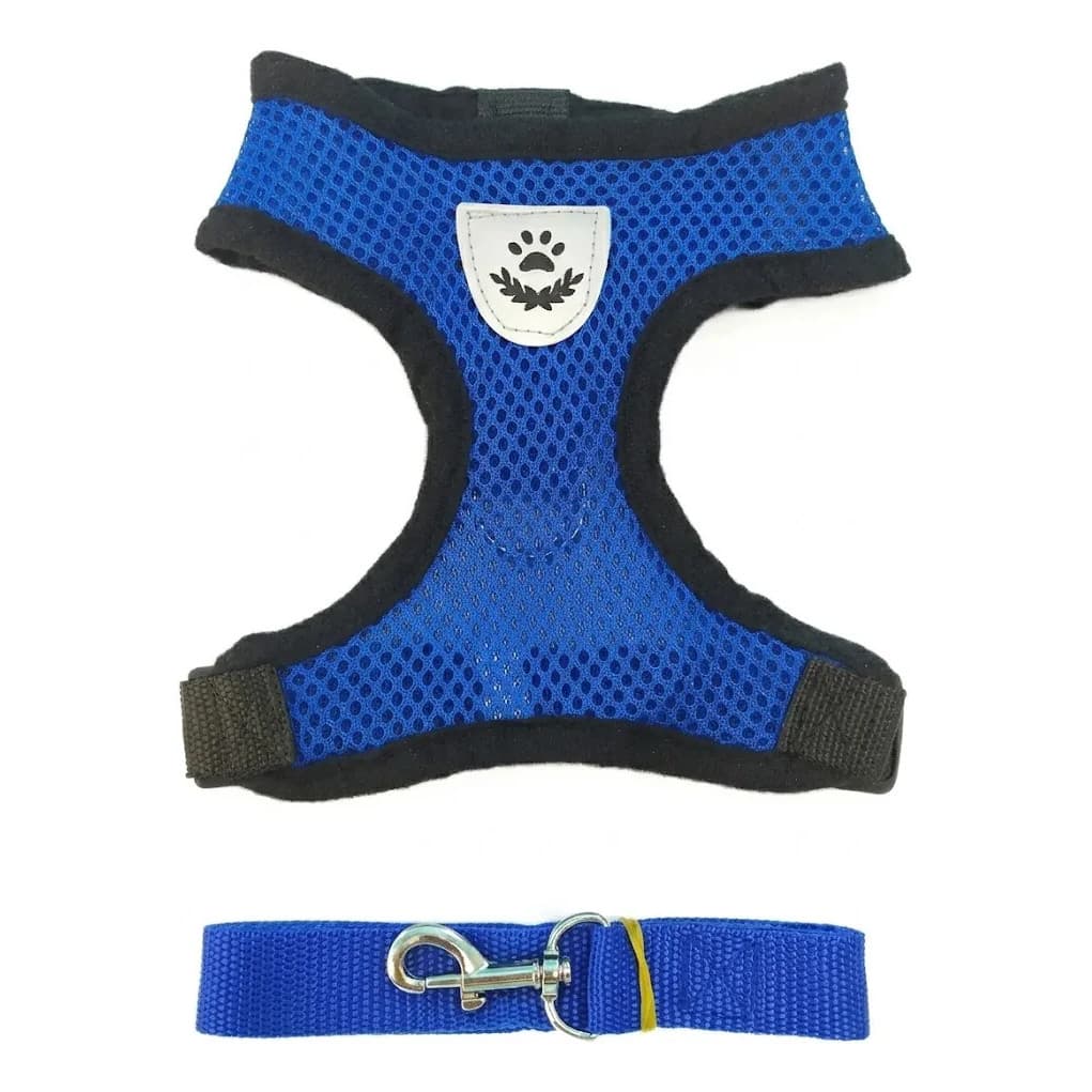 Coleira Peitoral Para Cachorro Pet Colete Refletivo + Guia