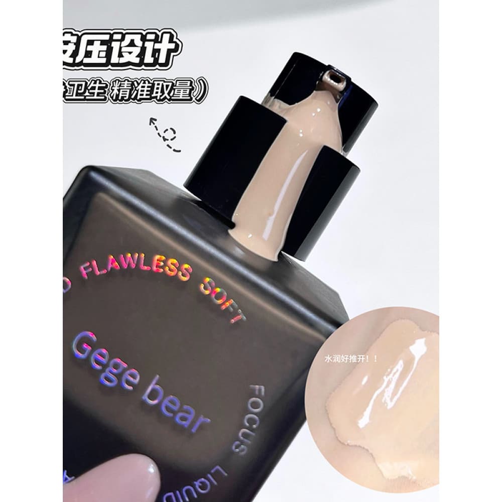 Gogo Bear Light Transparente Impecável Suave Luz Base Líquida Transparente Hold Maquiagem Iluminar o Tom da Pele Fundaçã