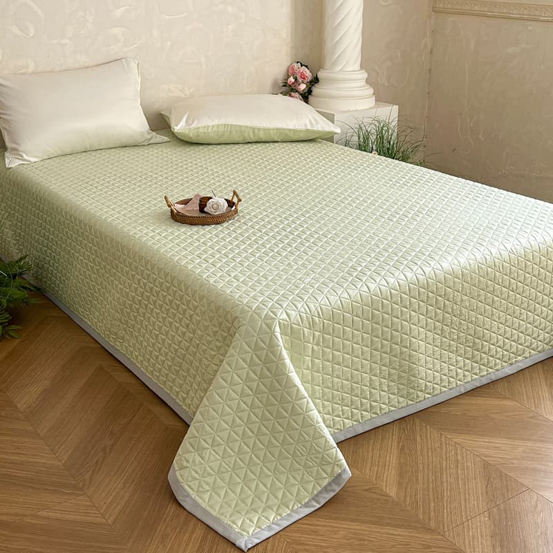 Verão engrossado acolchoado fresco gelo seda capa de cama única peça 2026 novo estilo Tatami folha de cama conjunto de t