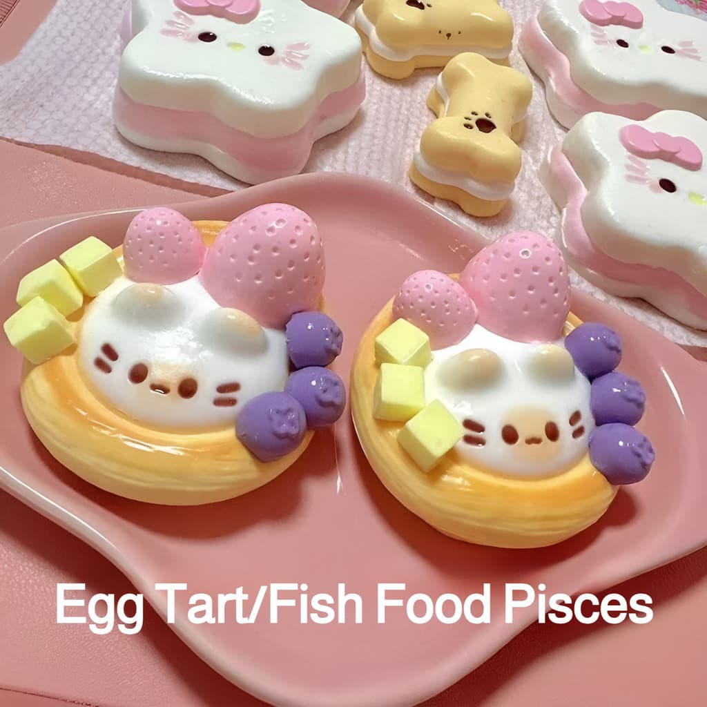 Brinquedos De Pitada De Descompressão Gatinho Bonito Estourando tart Aquoso Ventilação De Alta Cor