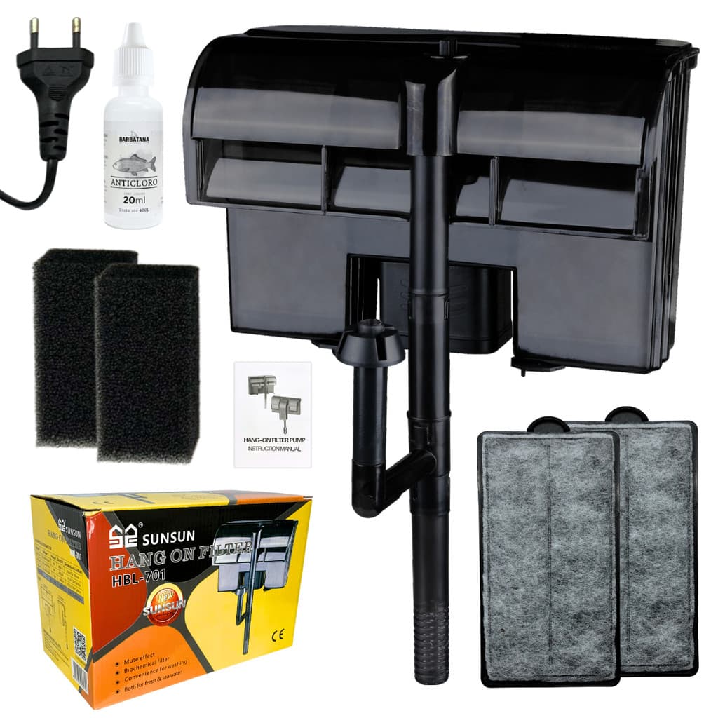 Filtro Hang On Externo Para Aquário Sunsun Hbl-701 220v 600 L/H