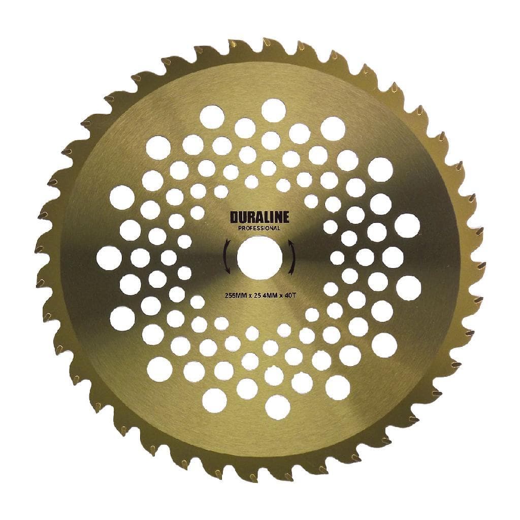 LAMINA  ROCADEIRA DURALINE 40 D 255 MM X 25,4 MM / 20MM