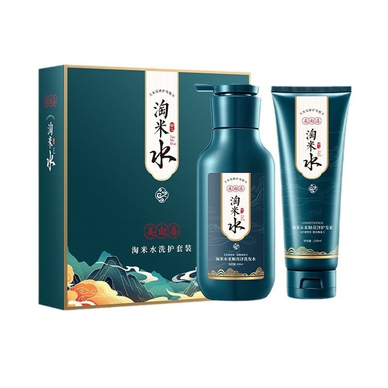 Meiyu Xitami Shampoo Refrescante Fofo Shampoo Anticaspa Herbal Soft Care Shampoo Conjunto de Cuidados com os Cabelos
