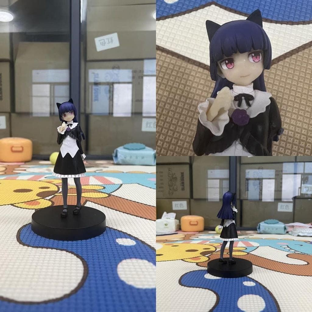Linda menina minha irmã não pode ser tão fofa POP gato preto em pé boneca modelo em caixa