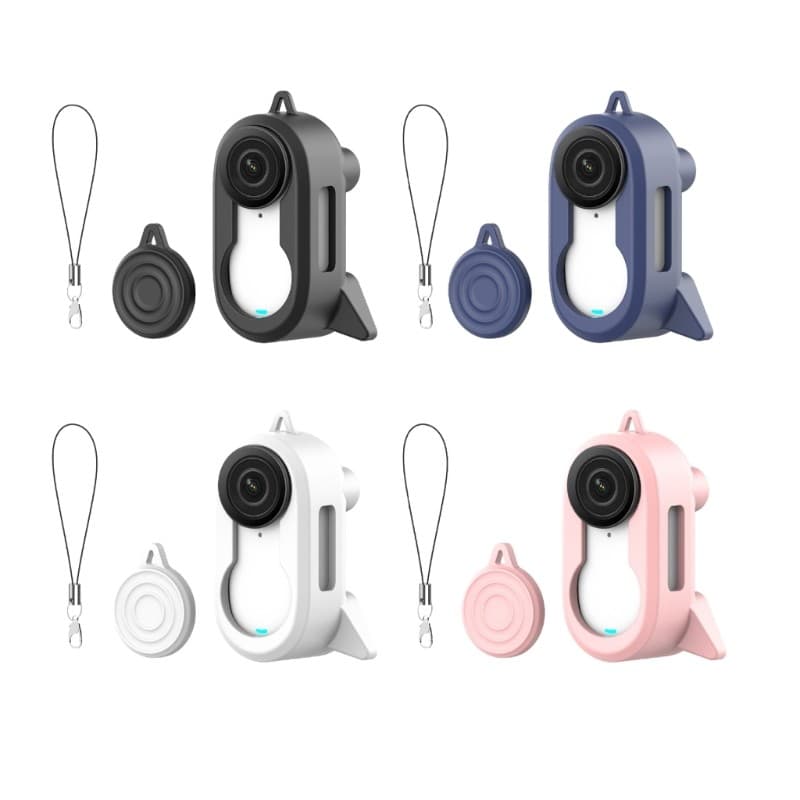 Capa De Silicone Para Câmera Treeling GO 3S Com Suporte Traseiro
