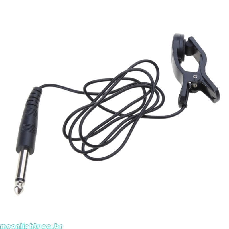 moonlightyaa1 Clip On Pickup Microfones Portáteis Piezo Jacks