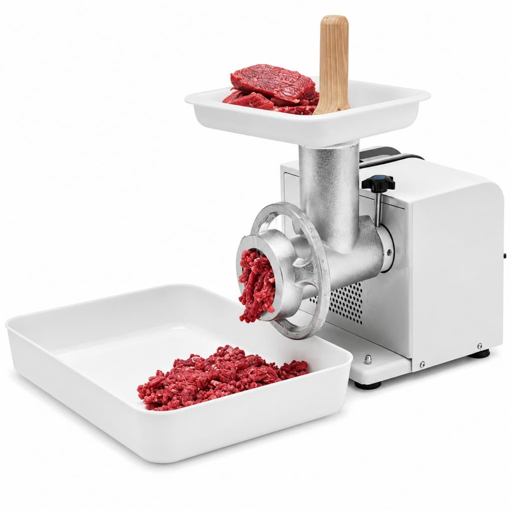 Moedor Carne Elétrico 127V Boca 8 Anodilar Massas
