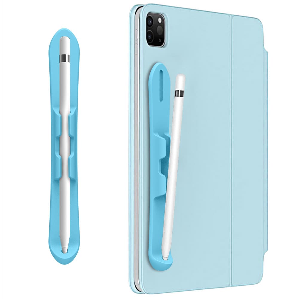 Apple Pencil Primeira Geração Segunda Geração Suporte de Silicone Adesivo Forte iPad Stylus Acessórios com Slot para Can