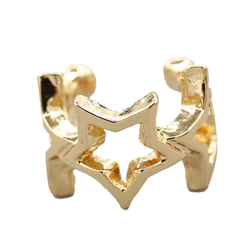 Rosestoree Brincos ZJchao Moda Feminina Requintado Estrela Orelha Eardrop Joias Acessórios Liga de Qualidade Leve