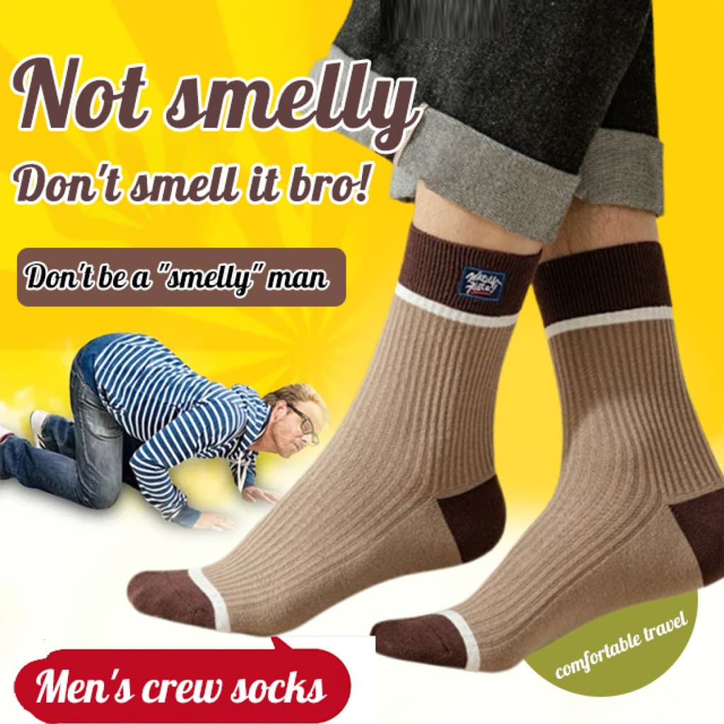 [Estilo Moderno] Conforto Diário Garantido - Meias de Cano Médio para Homens/Meias Masculinas/Meias Confortáveis