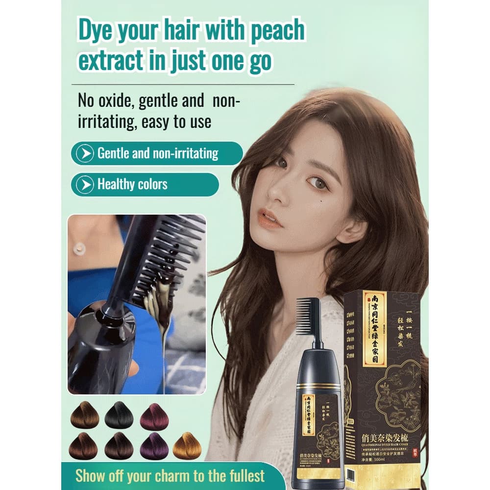 [Cobertura Total] Creme de Coloração Natural/Para Cabelos Brancos/Tinta de Longa Duração/Sem Danos