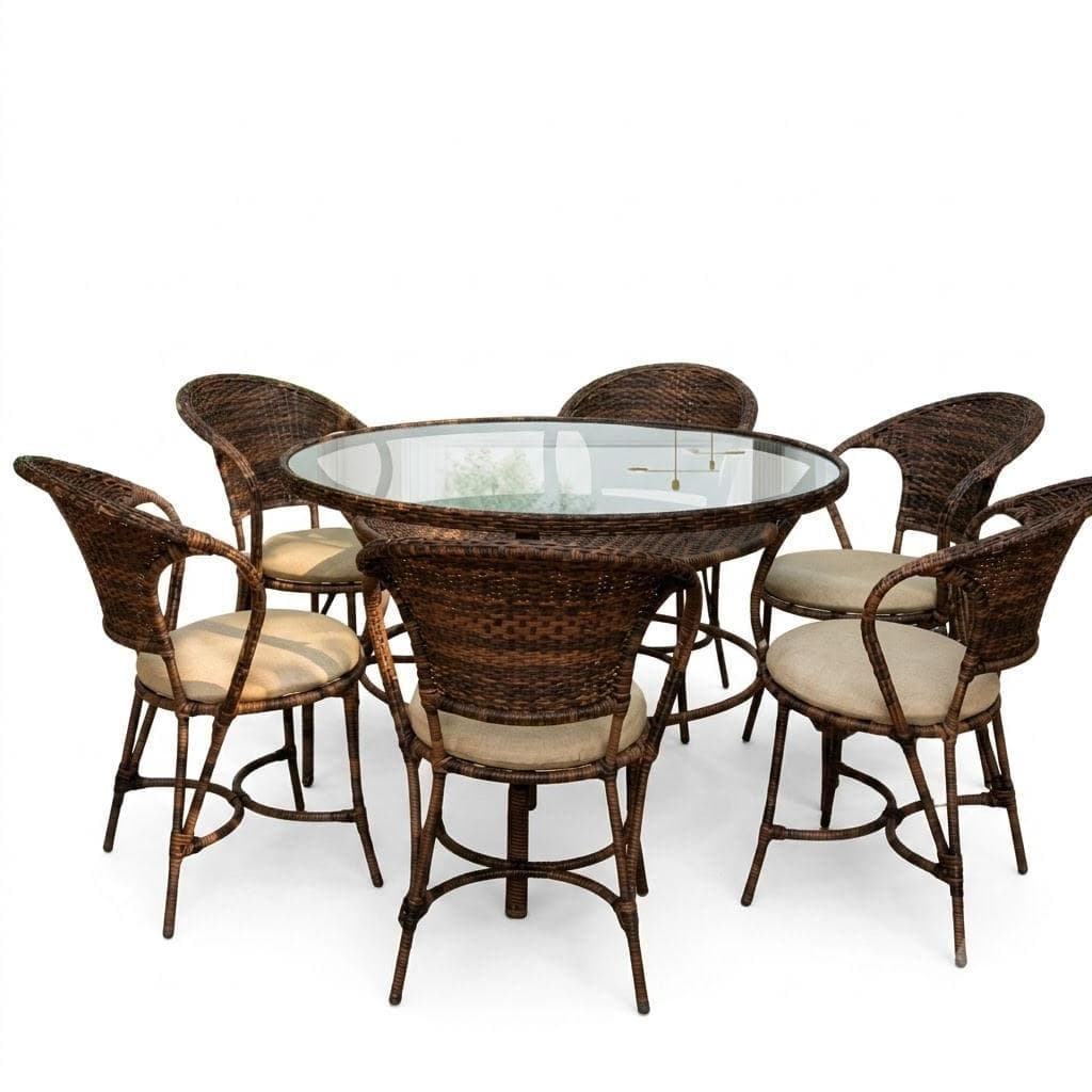 Conjunto de Jardim Arcobalena Bartz C-039 Argila Tecido Liso Bege