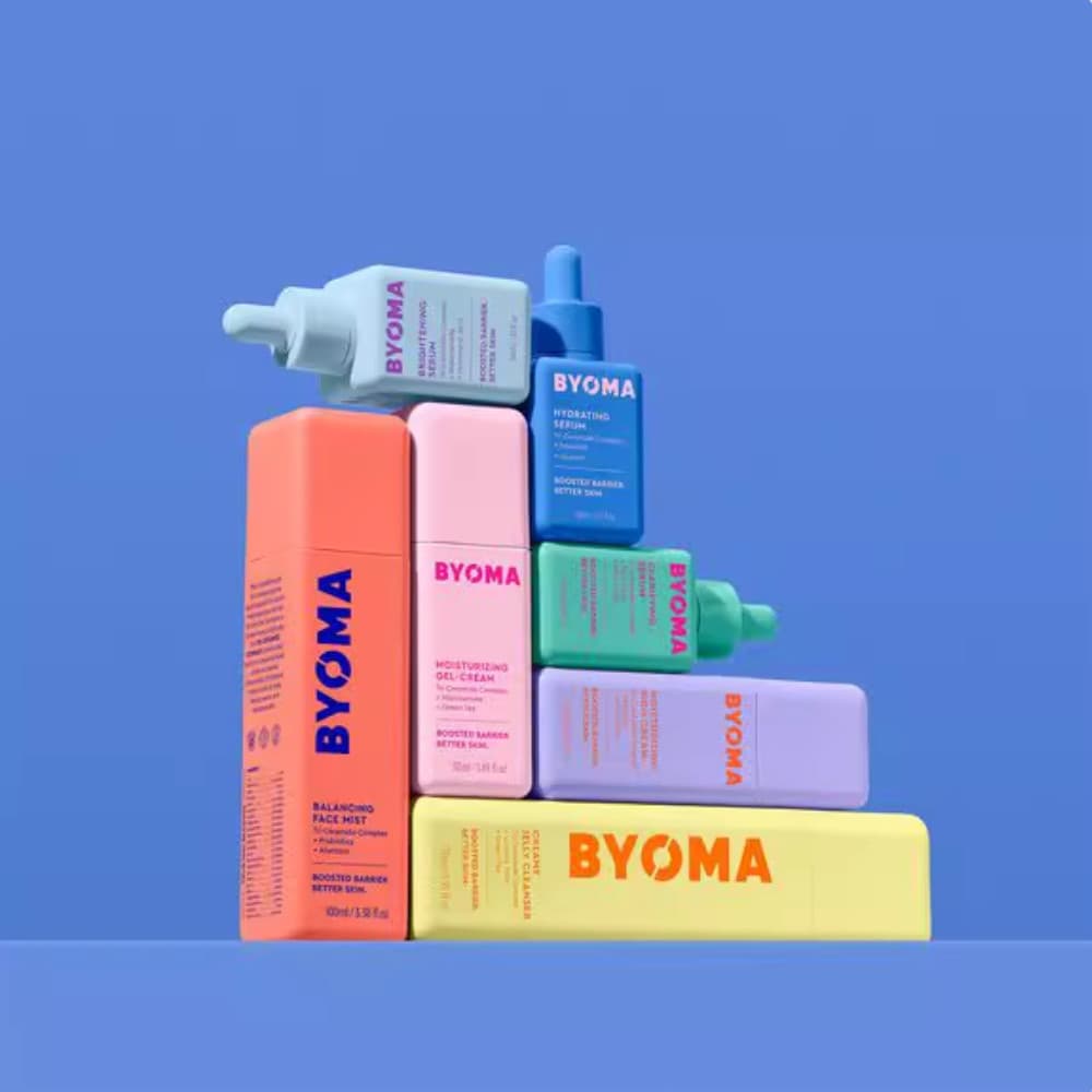 Linha Reparadora De Cuidados Com A Pele BYOMA : Soros Hidratantes E Creme Facial Para Sensível