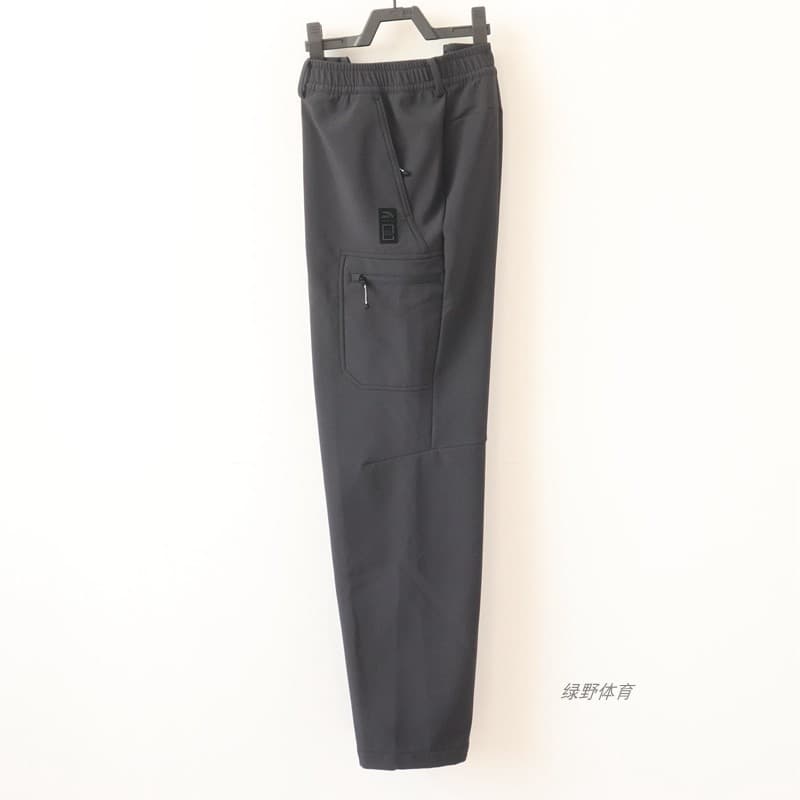 Anta calças femininas tecido outono inverno estilo lã-velo quente repelente de água ao ar livre W162446505N
