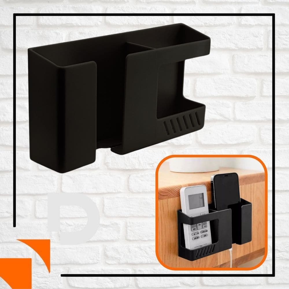 1 ou 2 peças Suporte Parede dois em um Multifuncional Telefone Móvel/Controle Remoto