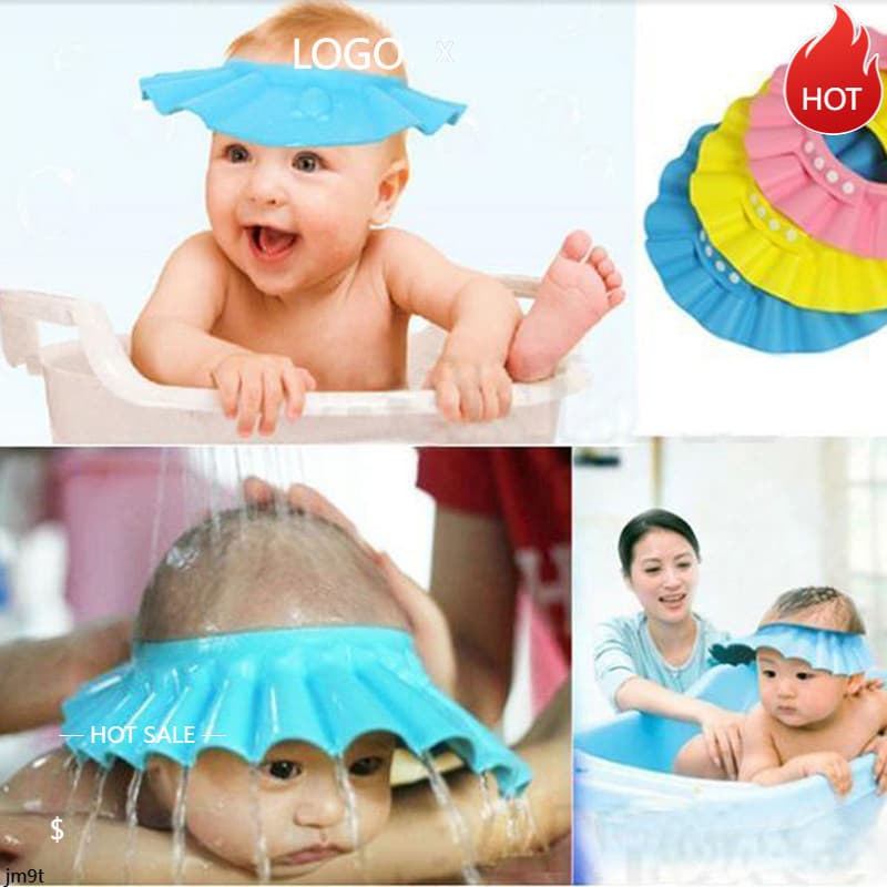 JM9T-Boné De Shampoo Ajustável Para Bebês , Proteção Cabelo Infantil , Acessórios De Cuidados Infantis , Novo Chapéu Mac