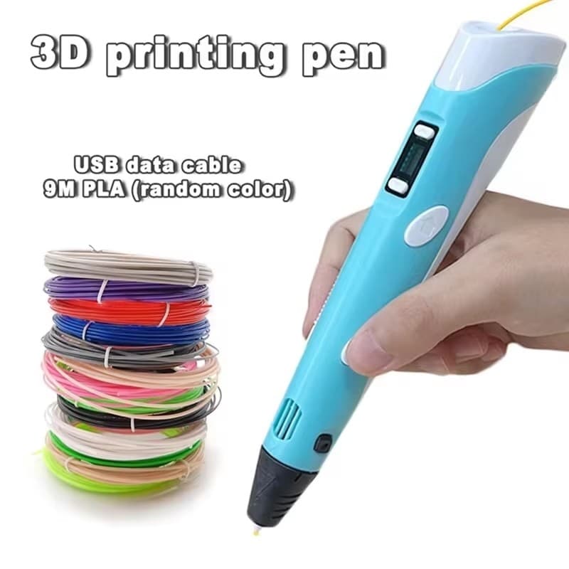 Impressora de caneta 3D, adequada para todos, incluindo suprimentos de bricolage, suprimentos de plástico seguros--