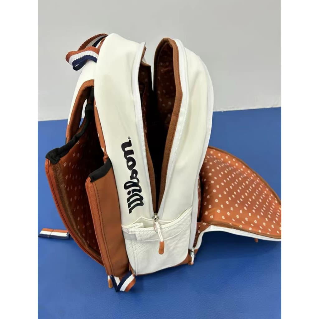 Bolsa De Tênis Aberta Francesa Wilson 2020 Roland Garros Edição Limitada Mochila Winbulden 2 Raquetes
