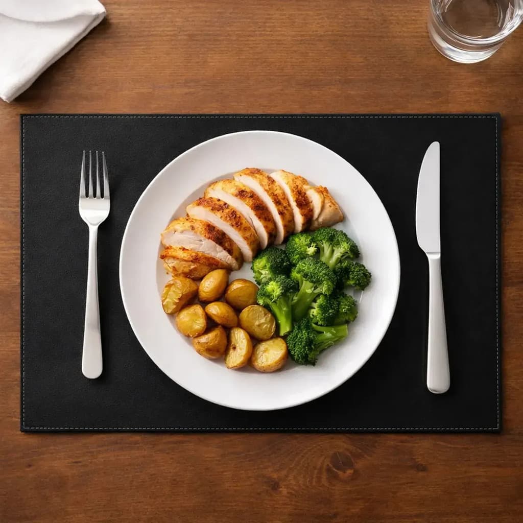 Jogo Americano Individual Sousplat de Mesa Com Porta Copo Para Decoração Mesa Posta