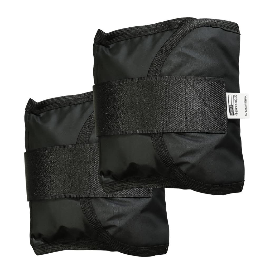 - Promo! Par de Caneleiras de Peso 4kg – Punho/ tornozelo + Velcro interno -Treino, Fisioterapia e Exercícios