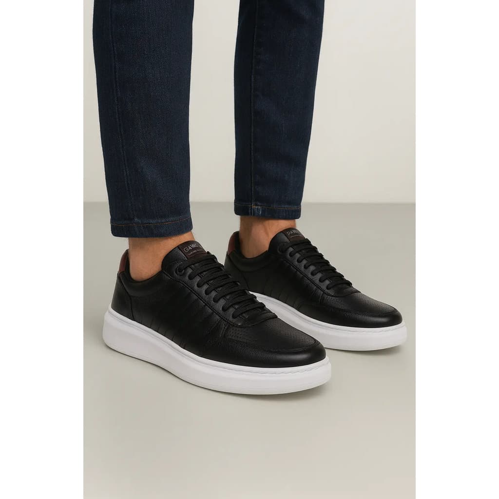Sapatenis Masculino 100% Couro Legitimo Casual Moderno 1070