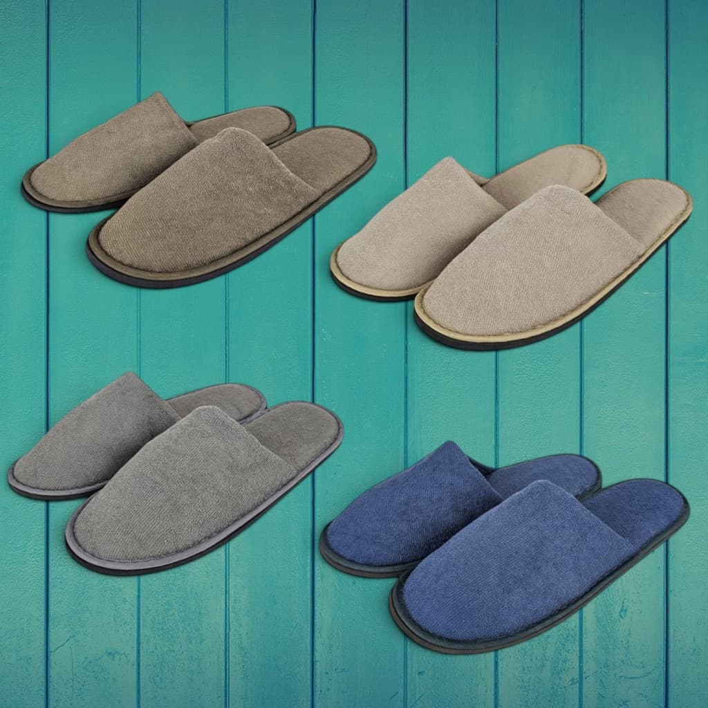 Kit 4 Pantufas Adulta Tamanho Unico Unissex Chinelo Forrada Color Macia Slim