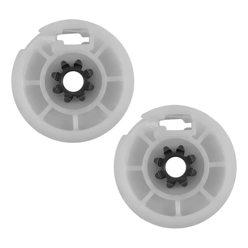 2 Roldana Maquina Vidro Elétrico Gol G3 G4 Engrenagem Metal