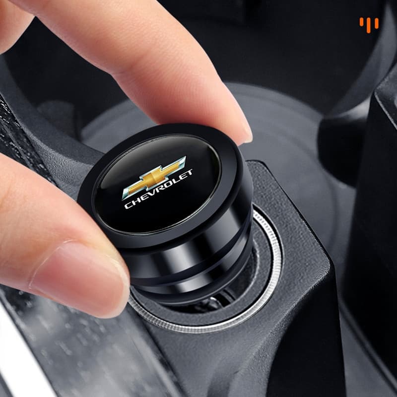 1 Peça de Capa Decorativa à Prova de Poeira para Acendedor de Cigarros de Carro Feita de Liga Metálica para Chevrolet Sp