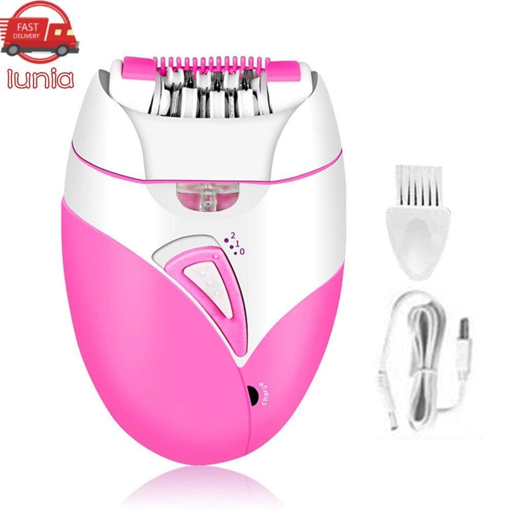 lunia.br Tarshyry depilador depilador para mulheres aparador sem fio 2 velocidades USB recarregável suave elétrico